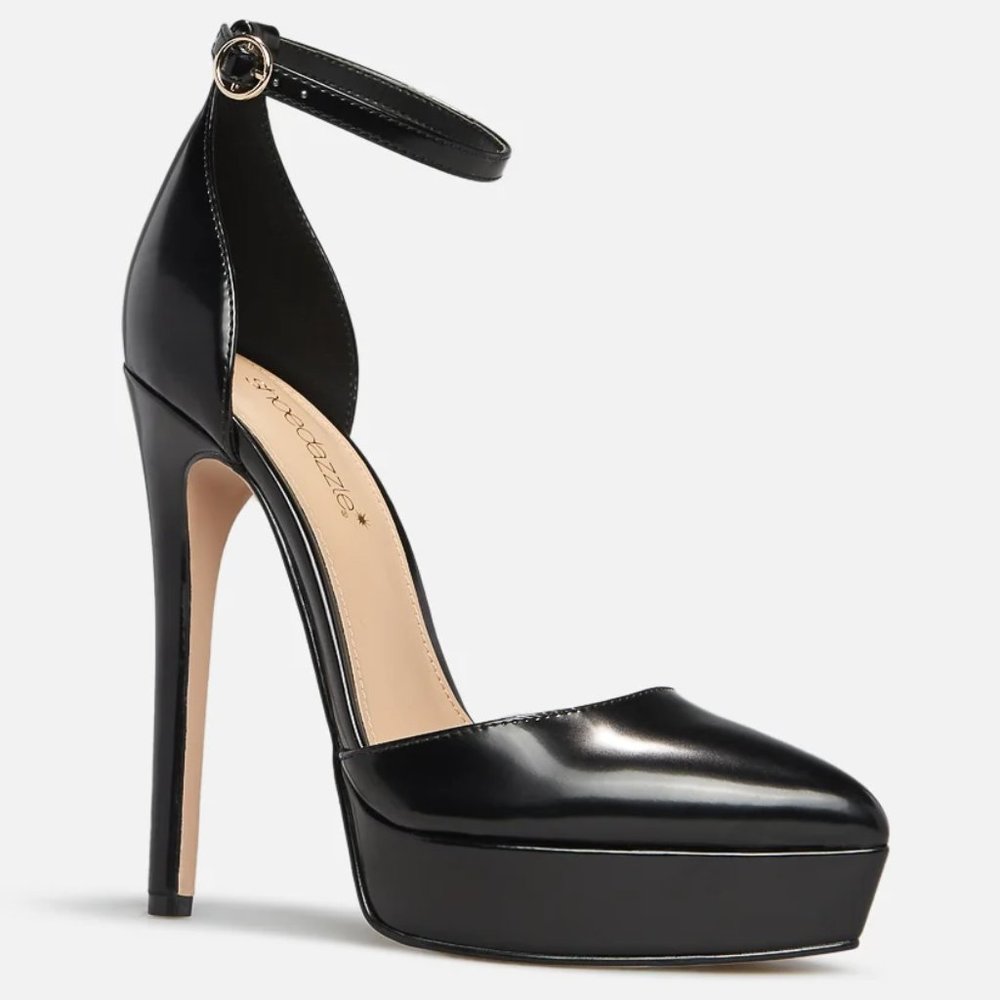 NEW - Rish Platform Stiletto Pump Black